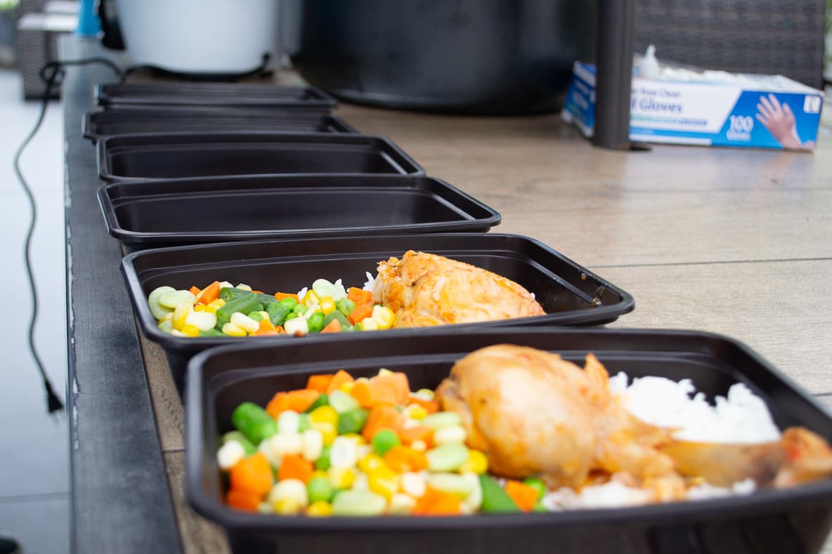 Meals ready for delivery