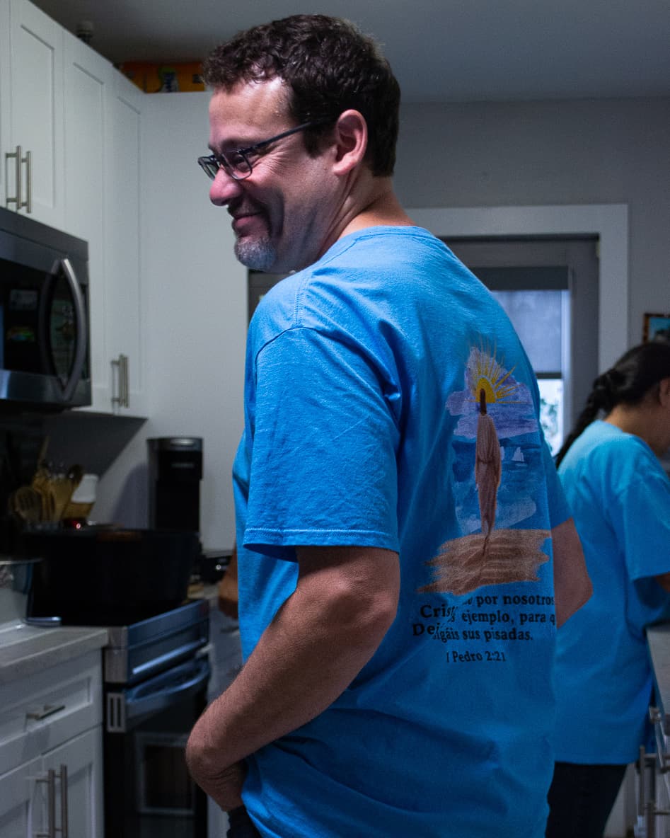 Volunteers serving the community