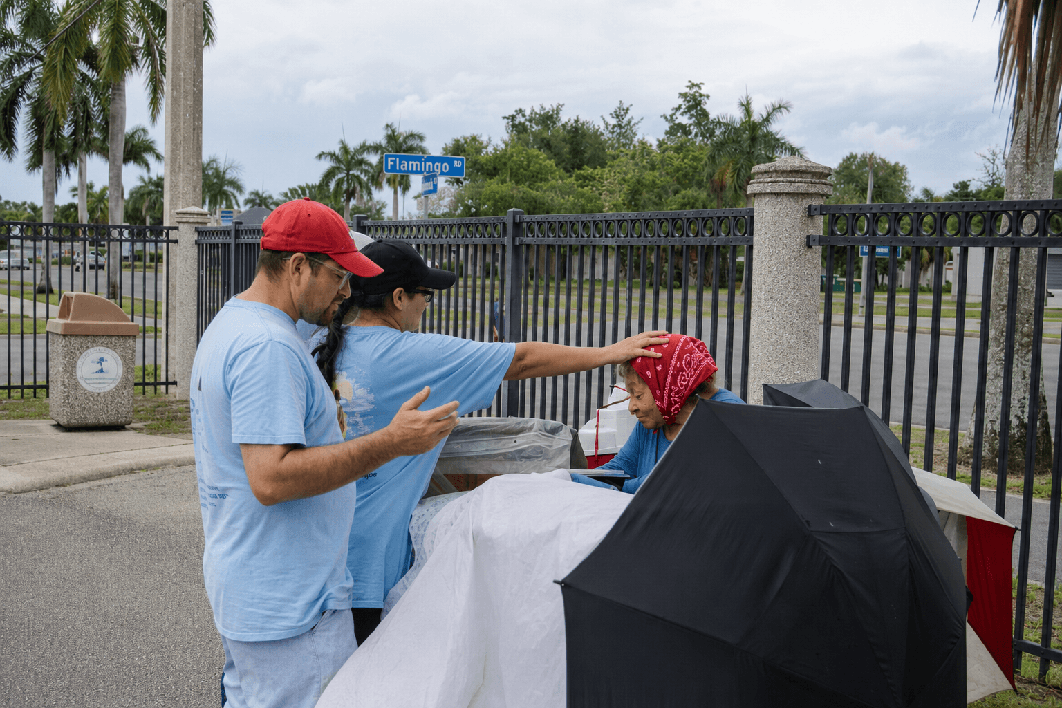 Volunteers serving the community